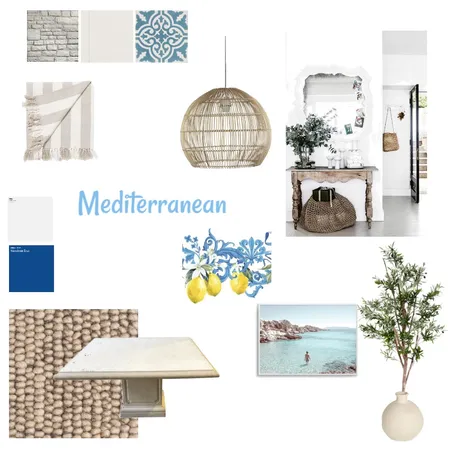 Mediterranean Style Interior Design Mood Board by Tegan Interiors on Style Sourcebook