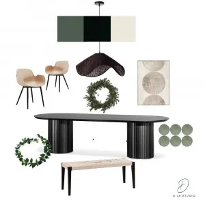 Xmas Dining Interior Design Mood Board by cherryfara on Style Sourcebook