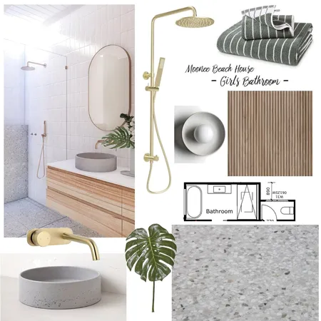 Girls Bathroom :) 2 Interior Design Mood Board by EKT on Style Sourcebook