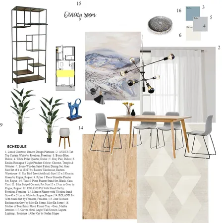 Dining Interior Design Mood Board by a_nushh on Style Sourcebook