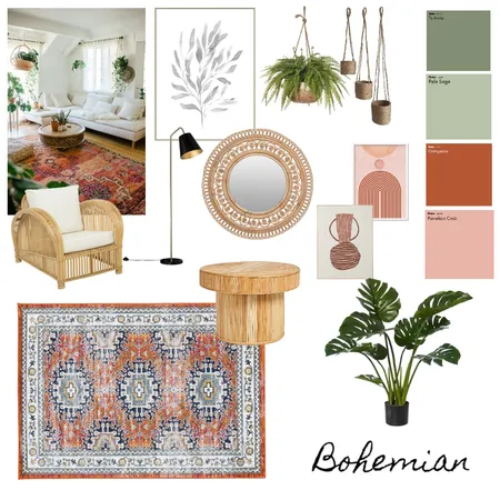 Boho Mood Board Interior Design Mood Board by brookewagler on Style Sourcebook