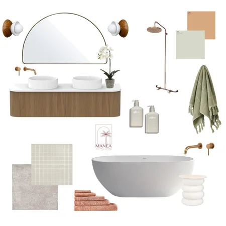 Contemporary bathroom Interior Design Mood Board by Manea Interiors on Style Sourcebook