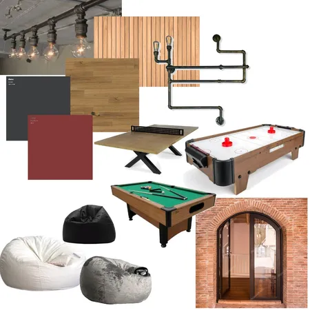 GAME ROOM Interior Design Mood Board by Lina Ebeid on Style Sourcebook