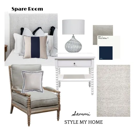 Spare room Interior Design Mood Board by Style My Home - Hamptons Inspired Interiors on Style Sourcebook