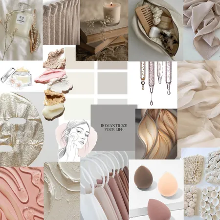 לוח השראה -עמדת איפור Interior Design Mood Board by Kristinahomestyling on Style Sourcebook