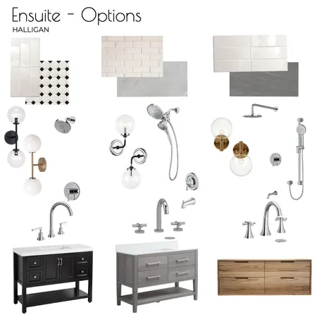 Halligan - Ensuite Options Interior Design Mood Board by Sarah Beairsto on Style Sourcebook