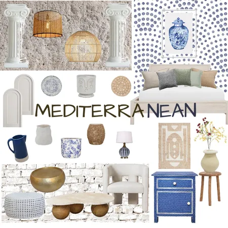 MEDITERRANEAN Interior Design Mood Board by irena.yasu on Style Sourcebook