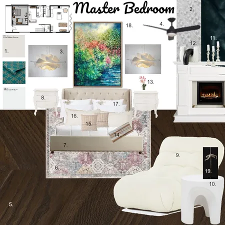 Master Bedroom Interior Design Mood Board by emzy on Style Sourcebook