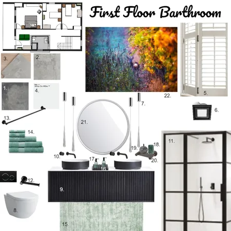 Bathroom Interior Design Mood Board by emzy on Style Sourcebook
