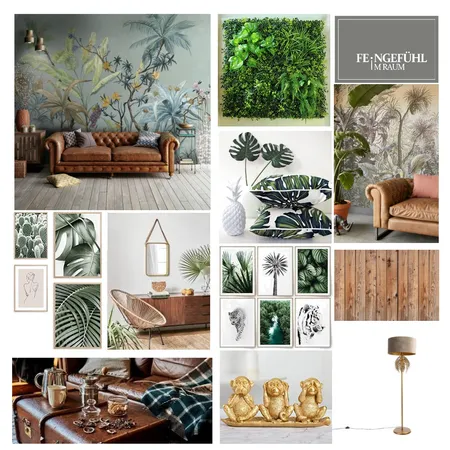 tropical Interior Design Mood Board by SollbergerC on Style Sourcebook