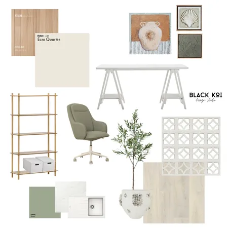 BK Office - Main Office Interior Design Mood Board by Black Koi Design Studio on Style Sourcebook