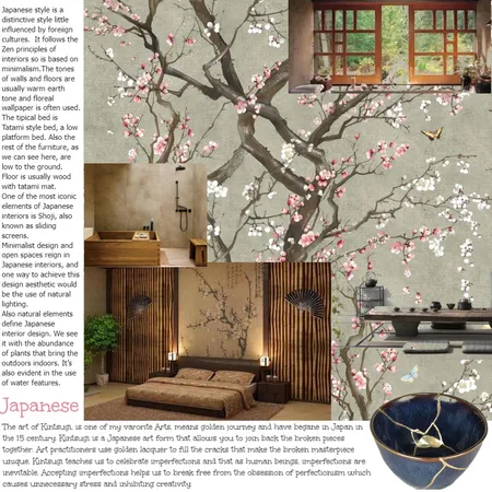 Japanese style Interior Design Mood Board by CERAALE on Style Sourcebook