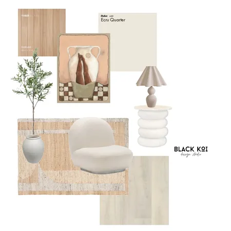 BK Office - Entry Option 2 Interior Design Mood Board by Black Koi Design Studio on Style Sourcebook
