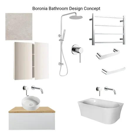 Boronia Interior Design Mood Board by Hilite Bathrooms on Style Sourcebook