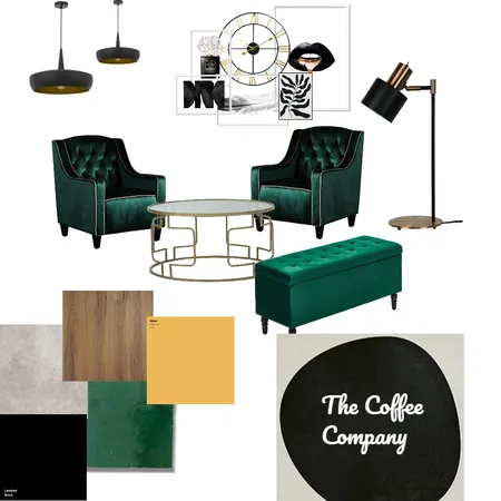 Cafe Interior Design Mood Board by fotini katsara on Style Sourcebook