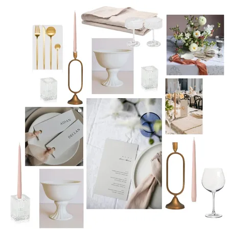 Wedding Table Interior Design Mood Board by GemmaF on Style Sourcebook