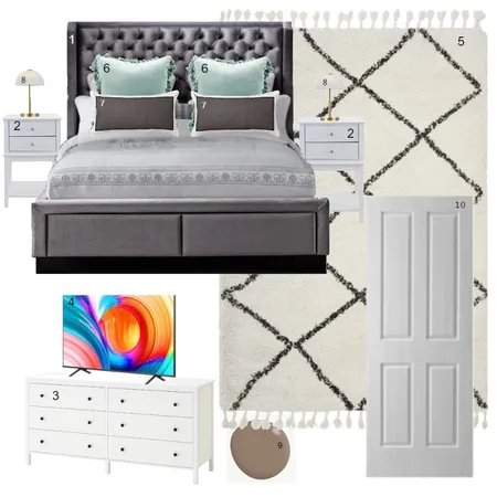 Master Bedroom Interior Design Mood Board by rmccu1 on Style Sourcebook