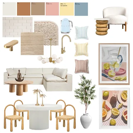 Mediterranean Lemon Interior Design Mood Board by create with b. on Style Sourcebook