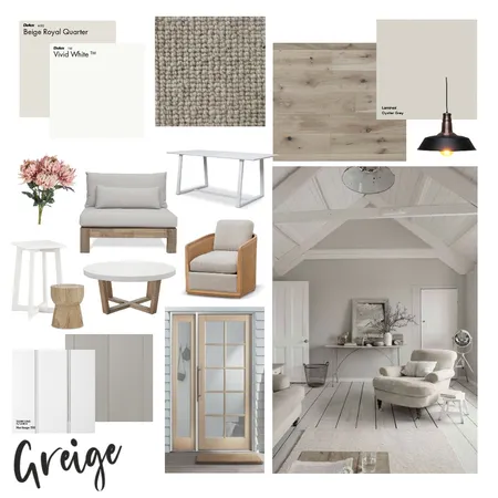 Greige Interior Design Mood Board by dkidd on Style Sourcebook