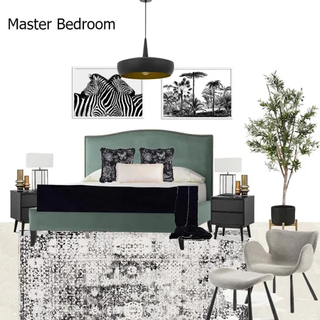 Master Bedroom Marina Views Interior Design Mood Board by NaimalH on Style Sourcebook