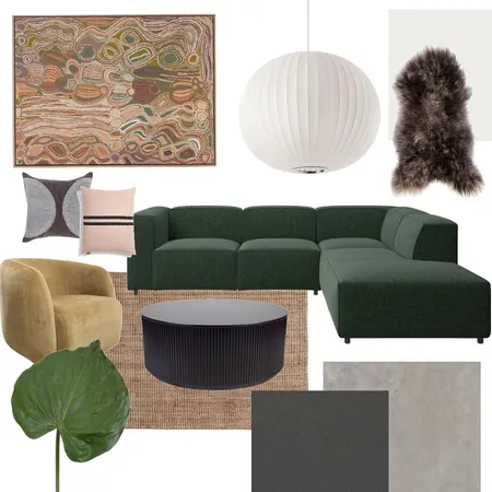 Living Room Interior Design Mood Board by mia_pedersen on Style Sourcebook