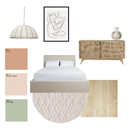 Scandinavian Bedroom Interior Design Mood Board by Amanda Erin Designs on Style Sourcebook
