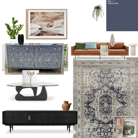 Modern Boho Loungeroom Interior Design Mood Board by Ssundar on Style Sourcebook