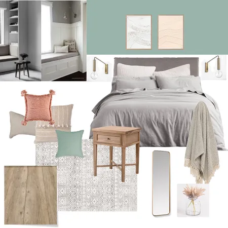 חדר שינה מנורה Interior Design Mood Board by yael harel on Style Sourcebook
