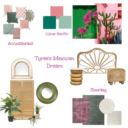 Tyree mexican bedroom Interior Design Mood Board by RachelLH on Style Sourcebook