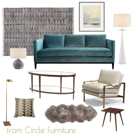 Circle Furniture 1/1 Interior Design Mood Board by Studio 333 on Style Sourcebook