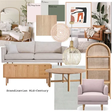 Mid-Century Scandinavian Interior Design Mood Board by Hamilton Interiors on Style Sourcebook