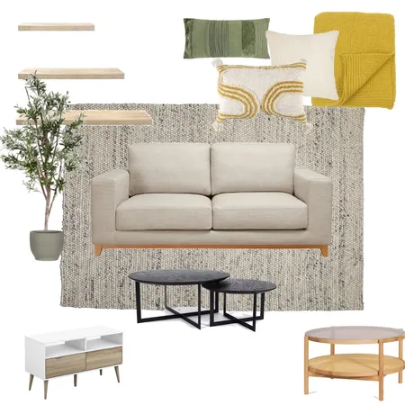Living Room-Option 2 Interior Design Mood Board by Jnny_ on Style Sourcebook