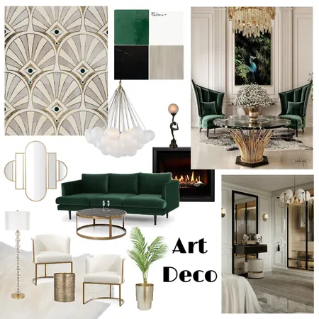 Art Deco Interior Design Mood Board by lauren.robbins on Style Sourcebook