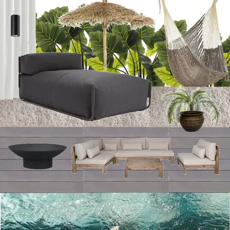 Poolside area Interior Design Mood Board by Andrea Joyce on Style Sourcebook