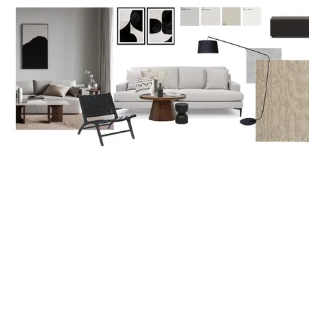 Mod 3 - Contemporary Living Room Interior Design Mood Board by Aelea Atelier on Style Sourcebook