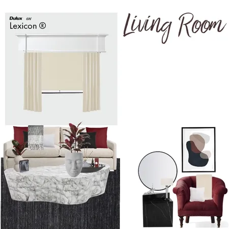 Living Room Sample Board Interior Design Mood Board by CourtneyDotson on Style Sourcebook