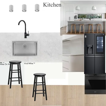 kitchen elba white_black stool Interior Design Mood Board by Ngoc Han on Style Sourcebook