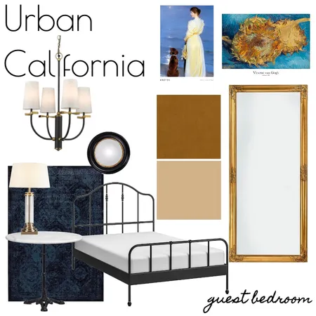 URBAN CALIFORNIA - Guest bedroom Interior Design Mood Board by RLInteriors on Style Sourcebook