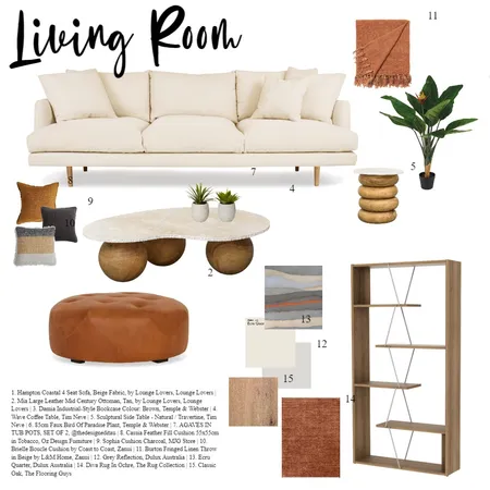 Living room Interior Design Mood Board by delsamra on Style Sourcebook