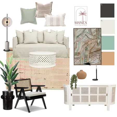 Living room Interior Design Mood Board by Manea Interiors on Style Sourcebook