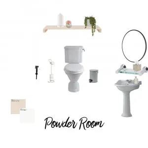 Powder Room Petamburan Interior Design Mood Board by MSUDJANA on Style Sourcebook
