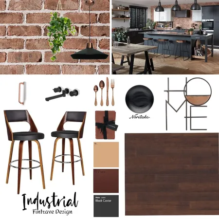 Industrial Interior Design Mood Board by yacine on Style Sourcebook