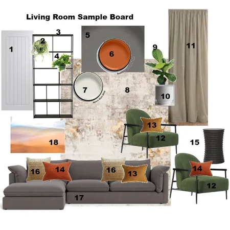 Bruford Sample Board Interior Design Mood Board by Desiree Freeman on Style Sourcebook