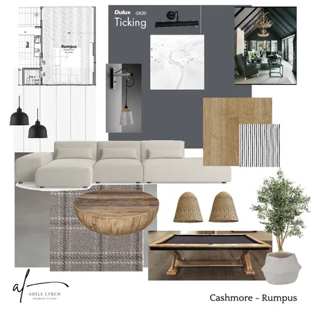 Cashmore - Rumpus Room Interior Design Mood Board by Adele Lynch : Interiors on Style Sourcebook