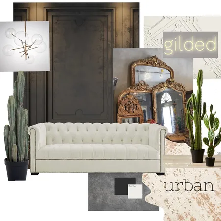 Urban chic Interior Design Mood Board by A.Mariedesignco on Style Sourcebook