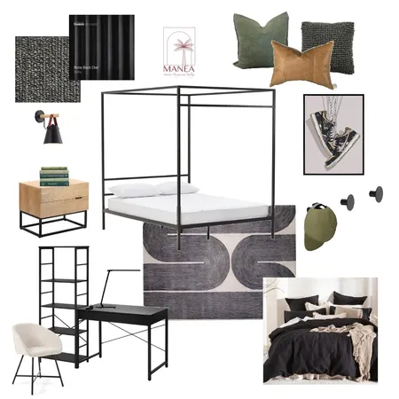 Teen Boys Bedroom Interior Design Mood Board by Manea Interiors on Style Sourcebook