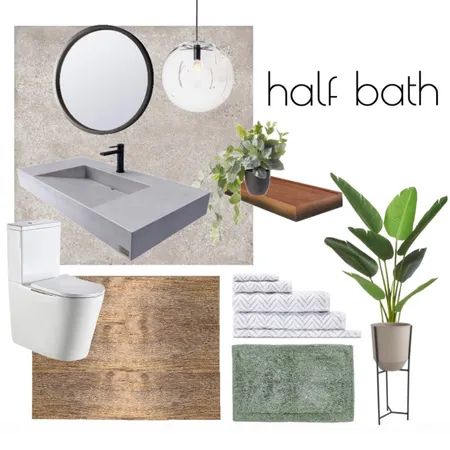 Half bath new Interior Design Mood Board by Erick Pabellon on Style Sourcebook