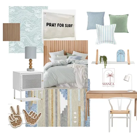 Tween Unisex bedroom Interior Design Mood Board by Manea Interiors on Style Sourcebook