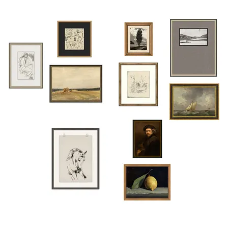 ShoppeGalleryWall Interior Design Mood Board by LC Design Co. on Style Sourcebook