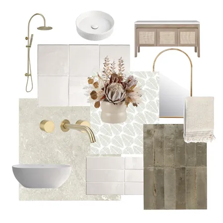 Dom and Bell's Bathroom Interior Design Mood Board by Phoebeondesign on Style Sourcebook